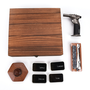 WEIBU 2026 Meilleurs Fournisseurs <span class=keywords><strong>Kit</strong></span> de Fumage pour Whisky et Cocktails avec Copeaux de Bois et Pierres à Whisky dans une Boîte en Bois - Product Image 5
