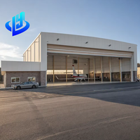 Hangar Professionale in Acciaio Zincato con Rivestimento Anticorrosione, Struttura a Campata Libera, Alta Resistenza al Vento, Durevole