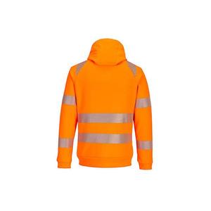 PORTWEST - DX477OBR5XL DX4 Hi-Vis <b>Funnel</b> neck sweatshirt orange/black - EAN 5036108386314 HI-VIS WORKWEAR - Product Image 2