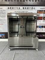 Machine de Cuisson Professionnelle Grill de Poulet Rôtissoire à Gaz ou Charbon de Bois