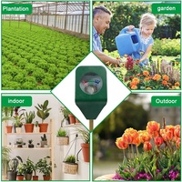 Alat Ukur Kelembapan Tanah Ukuran Mini, Pengukur Kelembapan yang Cocok untuk Perawatan Rumput, Kebun, Pot untuk Penggunaan Dalam dan Luar Ruangan, Perawatan Tanaman