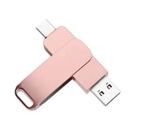 Unidad Flash USB Tipo-C OTG de Alta Velocidad para Teléfono Móvil, Mini Pendrive Metálico de 1TB 2TB 4TB 8TB 16TB con 3 Años de Garantía