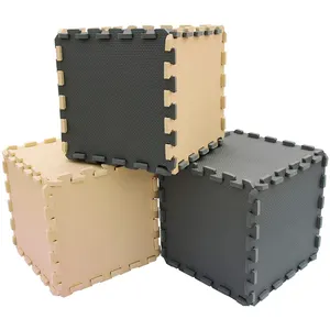 Esteras de juego impermeables para bebés, Tatami de enclavamiento de suelo de 30x30cm para niños, estera de rompecabezas de espuma Eva suave