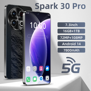 هاتف ذكي جديد رخيص جداً سبارك 30 برو بتقنية 5G يعمل بنظام أندرويد 13 شاشة 7 بوصة عالية الدقة بطارية 8000 مللي أمبير سعة تخزين 16+1 تيرابايت كاميرا 108 ميجابكسل يدعم لغات متعددة - Product Image 2