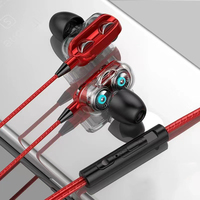 Earphone Wired In-Ear Dual Dynamic dengan Konektor Tipe-C, Suara HiFi Quad Driver Canggih untuk Kebanyakan Ponsel