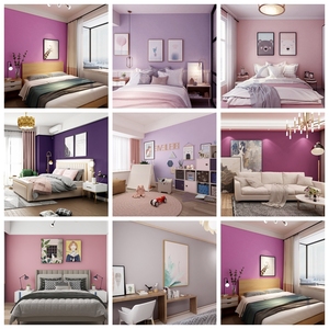 Carta da Parati Impermeabile Semplice Viola Scuro per Camera da Letto, Soggiorno, Hotel e Stanze <span class=keywords><strong>a</strong></span> <span class=keywords><strong>Tema</strong></span> - Product Image 2