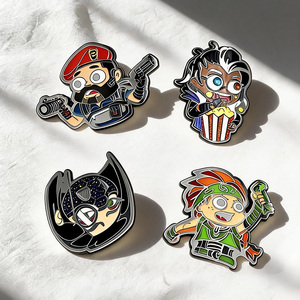 High Quality Hard Enamel Glitter Epoxy Cartoon Game Character <b>Pin</b> <b>Badge</b> Glitter Lapel <b>Pin</b> Brooch Glitter Enamel <b>Pin</b> - Product Image 4
