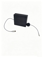 Enrollador de Cable Retráctil DYH-1816, Cable de Extensión de 2m, Tipo-C para Android, Iluminación para Teléfono Móvil, Material ABS+PC Anti-incendios, 12V 24W