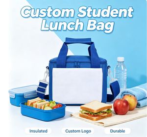 Custom Sublimation Travel <b>Cooler</b> Lunch <b>Backpack</b> Drop-Shipping 20-35L Oxford Polyester Waterproof Aluminum Food Bag - Product Image 5