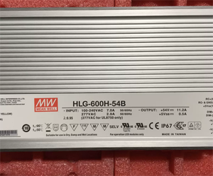 Chất lượng cao MEANWELL HLG-600 AC/DC IP67 cung cấp điện 600W Điện áp không đổi + liên tục hiện tại 600W 54V HLG-600H-54B dẫn lái xe - Product Image 2