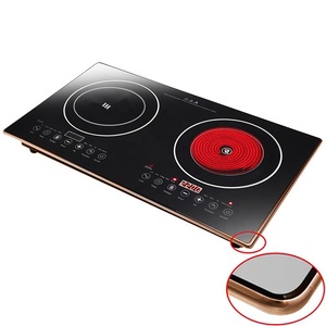 <span class=keywords><strong>Placa</strong></span> de Inducción Doble Integrada y de Sobremesa de 3500W con 2 Hornillas, Precio de Fábrica - Product Image 4