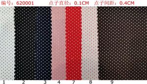 Bán Buôn 100% Cotton Poplin Vải Polka <span class=keywords><strong>Dot</strong></span> Trang Trí In Vải Cho Váy Khăn Túi Sofa Gối Phụ Kiện Cô Gái - Product Image 6