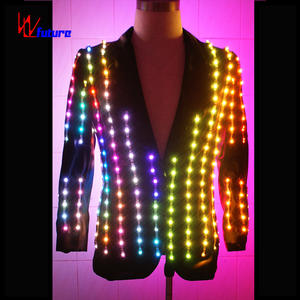 Vendita calda luminescente scenografia oggetti di scena luci Led costumi da ballo luminescenti lampeggiante Led tute <span class=keywords><strong>donna</strong></span> 1 pezzo futuro - Product Image 6