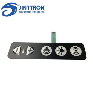 Một Nút Tactile Bàn Phím 1X5 Phím Matrix Kim Loại Dome Chuyển Màng Bàn Phím Nhà Cung Cấp - Product Image 3