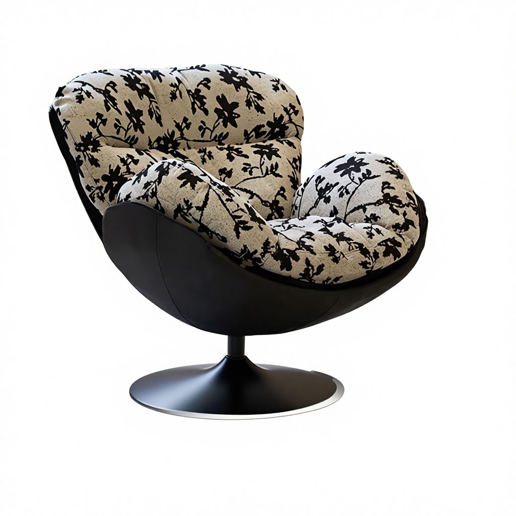 Coton de poupée de fleur de branche d'encre de sort noir avancé