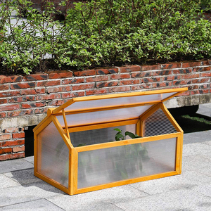 Serres de jardinage en bois, <span class=keywords><strong>mini</strong></span>-<span class=keywords><strong>serre</strong></span>, <span class=keywords><strong>serre</strong></span> <span class=keywords><strong>transparente</strong></span> pour la protection des plantes - Product Image 2