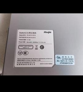 สวิตช์พอร์ตกิกะบิต100 ruijies <span class=keywords><strong>RG</strong></span>-S6510-32CQ 32 - Product Image 2
