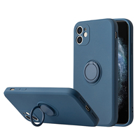 Coque de téléphone en silicone liquide pour iPhone 14 15 16 Pro Max avec support, vente chaude
