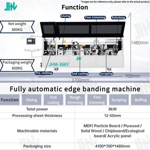 Machine automatique de chantournage de panneaux de meubles, machine de scellement des bords en <span class=keywords><strong>bois</strong></span> pour la production d'armoires intérieures - Product Image 3
