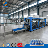 Machine d'emballage automatique à film rétractable électrique à grande vitesse, durable et facile à utiliser, pour bouteilles et canettes