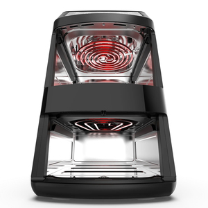 Friteuse à air moderne à double panier 5,5L+5,5L, sans huile, antiadhésive, avec contrôle tactile et écran LED, multifonction : cuire, rôtir, griller - Product Image 4