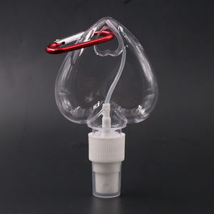 زجاجة بخاخة متدلية مزودة بحلقة مفاتيح 50 مللي, زجاجة بخاخة معلقة مزودة بسلسلة مفاتيح وزجاجة قلب وغسول للعناية الشخصية ، كما يمكن تعليقها في حاوية سائلة - Product Image 3