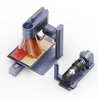 Machine laser de marque officielle LaserPecker LP4 Deluxe avec couche rotative pour la gravure et la découpe de tous les matériaux, gravure DIY