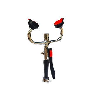 Unidad de Lavado de Ojos de Emergencia Portátil, con Dos Cabezales de Rociado, para Primeros Auxilios en Caso de Salpicaduras Químicas - Product Image 1
