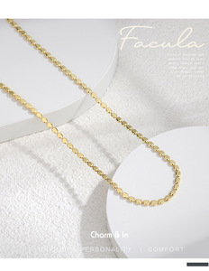 High-End Trendy 18K Gold Plated Claw Setting Necklace with Diamond and Zircon Beads for Weddings and Parties Made of Brass - Product Image 6