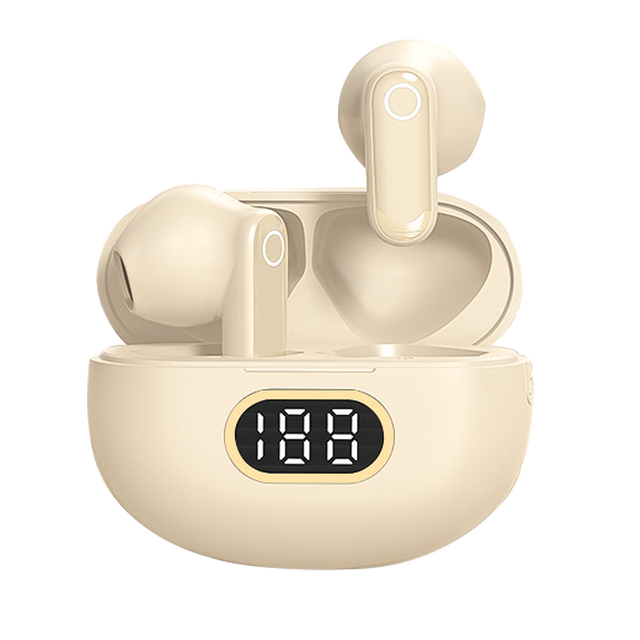 Touch Control Headsets Led In-ear Digital Display Hifi for Sport Waterproof BT5.3 Business Mini In-Ear Wireless Earphone