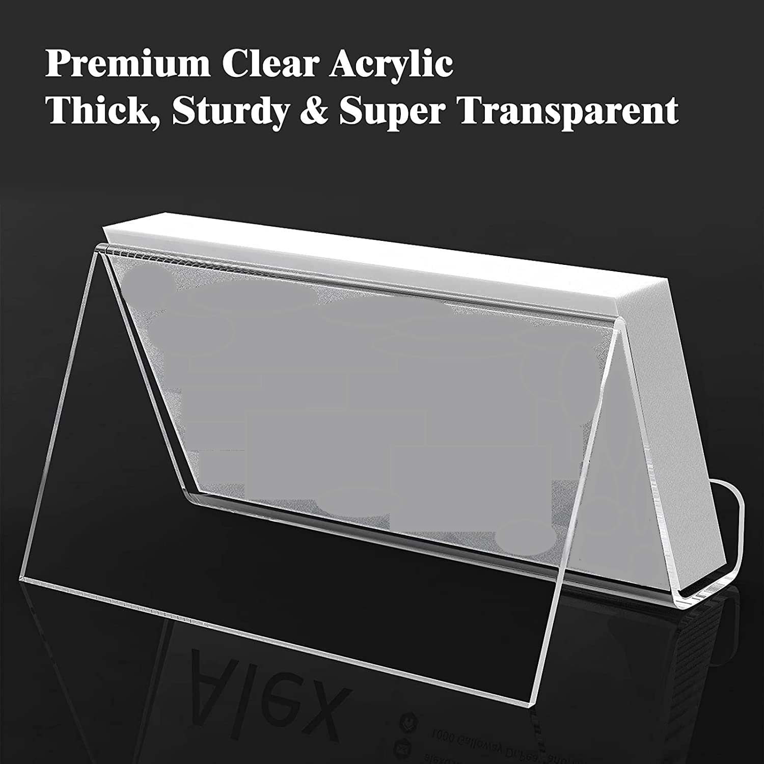 6 Pcs Visitenkartenhalter Acyrl, Transparent Visite Produktbild-Vorschau 8