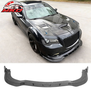 Spoiler de pare-chocs avant style SRT pour Chrysler 300 15-23, en ABS, effet fibre de carbone, accessoire extérieur de haute qualité - Product Image 1