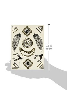 Venta al por mayor <span class=keywords><strong>tatuaje</strong></span> temporal barata <span class=keywords><strong>de</strong></span> moda <span class=keywords><strong>de</strong></span> oro metálicos plumaje <span class=keywords><strong>de</strong></span> La etiqueta engomada <span class=keywords><strong>para</strong></span> hombres y mujeres - Product Image 4