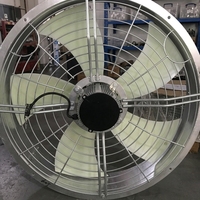 Ventilateur axial pour tour de refroidissement industrielle, pales en acier inoxydable, 16 pales, diamètre 100 % cuivre, moteur à roulement à billes, alimentation électrique