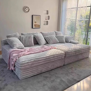 Wholesale Modern Square Velvet Living Room Furniture <strong>Sofa</strong> Compressed Couch <strong>Bed</strong> <strong>Sectional</strong> Foam <strong>Sofa</strong> - Product Image 5