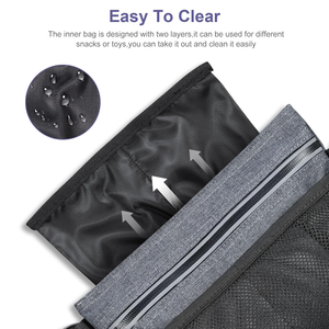 टिकाऊ उपकरण बैग खाद्य कमर बैग बहु-कार्यात्मक आउटडोर प्रशिक्षण कुत्ता स्नैक बैग कुत्ते का इलाज पाउच समायोज्य बेल्ट चलना कुत्ता - Product Image 3