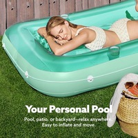 Lit flottant gonflable en PVC de qualité supérieure pour piscine, plage et resort
