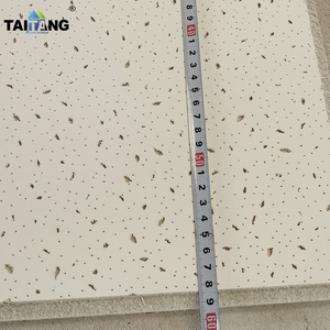 Nigeria 2x4 Trần gạch Đen tấm Acoustic Trần sợi khoáng treo trần t lưới - Product Image 3