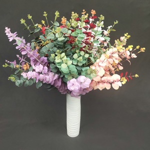 Flores Artificiales Queyiyi, Planta de Hoja de Dinero de 30cm-100cm, Decoración para Bodas y Hogar - Product Image 3