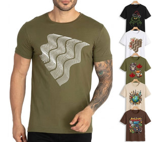 Camisetas de Verano Premium Unisex de Algodón Puro de Gran Gramaje Talla Única Venta al por Mayor China TZ-039 Sin Marca 99999 18-45 - Product Image 1
