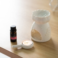 Vente en gros de cire céramique décorative Lotus Design Aroma chauffe-fondue parfum brûleur à mazout bougeoir