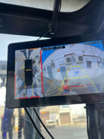 Système de caméra à vision panoramique 360° AHD 1080p avec visualisation et enregistrement en temps réel pour autobus scolaire, autocar, camping-car, fourgonnette, véhicule utilitaire, camionnette