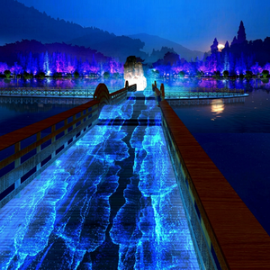 Ip65 Outdoor Water Ripple Projection Lamp For Bridges Parks And Winter Festivals - Product Image 1