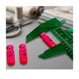 High Quality VALIANT Fluorescent Metal Cord Lock 23mm VAL-CL-001_pink - Product Image 2