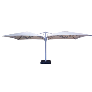 Mia Custom Restaurant Sombrillas cuadradas para jardín Doble dosel A prueba de viento <span class=keywords><strong>Patio</strong></span> Paraguas Piscina Mercado Paraguas voladizo al aire libre - Product Image 1