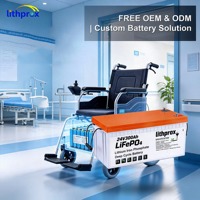 Pack d'alimentation pour fauteuil roulant électrique 24V300AH 7.2KWh Batterie prismatique LFP BMS avancé Haute performance pour tricycle électrique à 3 roues