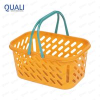 Panier de courses de supermarché Quali 21L en plastique neuf avec poignée durable