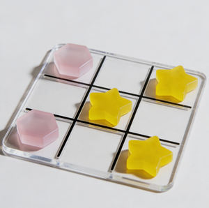 ของเล่นตัวต่อคลาสสิกสำหรับเด็ก ตัวต่ออะคริลิค ติ๊กแท็กโท XO หมากรุก ครอสบอร์ด เกมหมากรุก ชุดหลากหลายสไตล์ เกมกระดานหมากรุก - Product Image 2