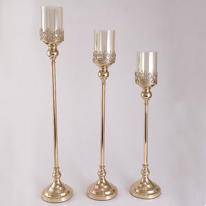 Wholesale <strong>Tall</strong> Pillar Candle holders <strong>lanterns</strong> and candle jars wedding centerpieces decor - Product Image 2