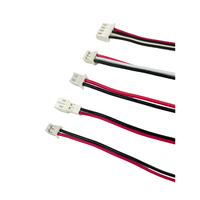 Kabel Pitch Kustom 1.0mm-2.54mm Konektor 2/3/4/5/6 Pin Steker Betina Nylon JST SH ZH PH XH untuk Kabel Listrik Wiring Harness